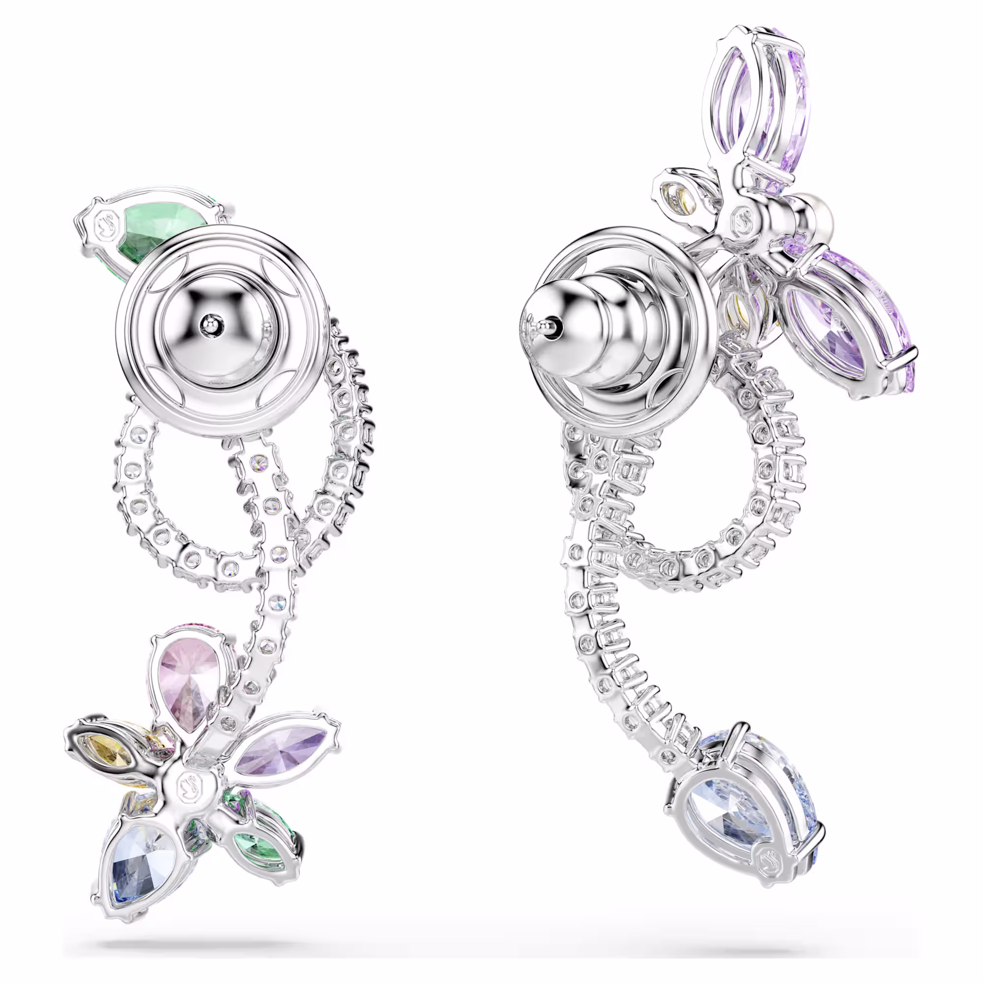Ariana Grande x Swarovski drop earrings with ear jacket